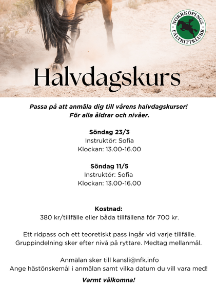 Halvdagskurs vt