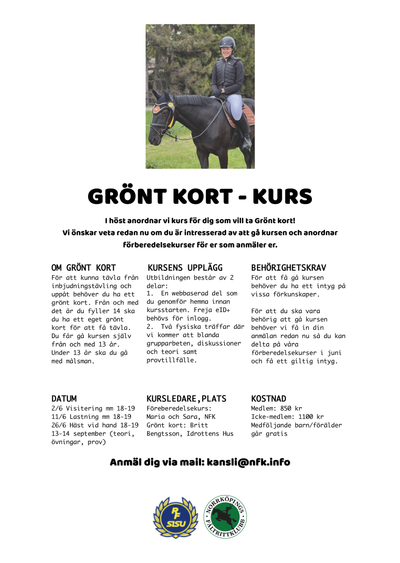 grönt kort bild