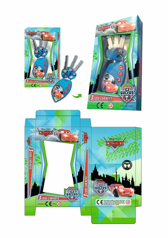 Car keys and packaging