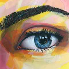 Portrait Mädchen (girl) right eye