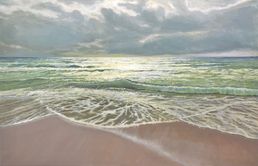 (Uden titel), 70x120 cm, olie (SOLGT)