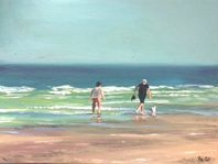 "The Dog", 30x40 cm, akryl på lærred