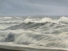 "Tonal Storm" 60x80 cm, olie   (solgt)