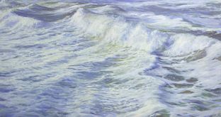 "Whites", 80x150 cm, olie på lærred (solgt)