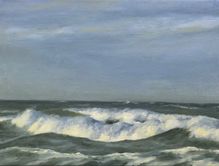 "Autumn Green", 30x40 cm, olie på lærred (solgt)