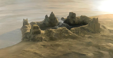 "Transience", 50x100 cm, olie 