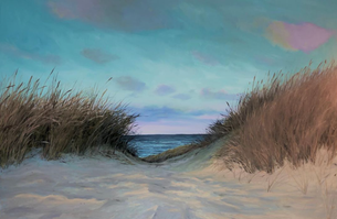 "Escape From Reality", 80x120 cm, olie (SOLGT)
