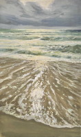 (Uden titel), 30x50 cm, olie (SOLGT)