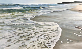 "Being Thalassophile", 60x100 cm, olie på lærred