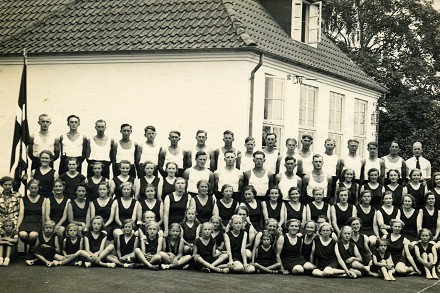 Gymnastikopvisning Allerslev Skole
Ca: 1940