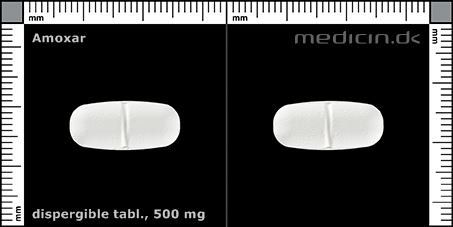 Amoxar 500mg indeholder Aspartam
