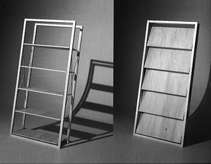 Nomad II foldable shelving