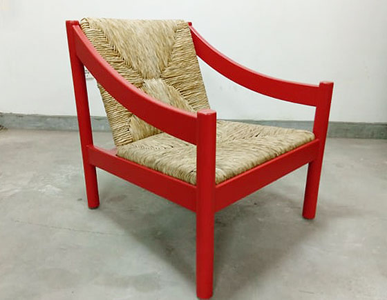 Carimate Lounge chair red NLStudio