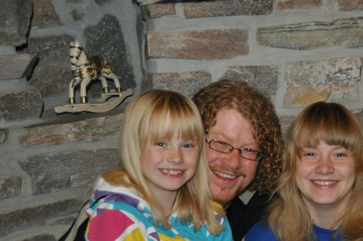 Her er hele familien samlet med våre 2 første Sibirer; Sahara og Kiss - i et av de første årene av NO*Fredtun.