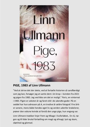 Pige, 1983 - 1