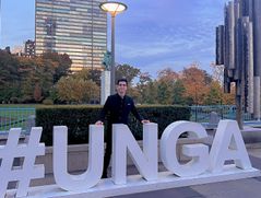 At the 79th session of the UN General Assembly in NYC