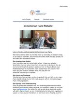 Nieuwsbrief november 2024