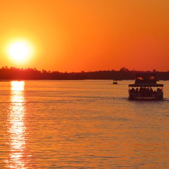 Sunset on the Zambezi