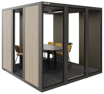 Vox-pod-XLarge-RAL7022-linker-zijaanzicht