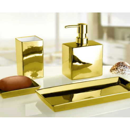 Tvålpump Glamour gold