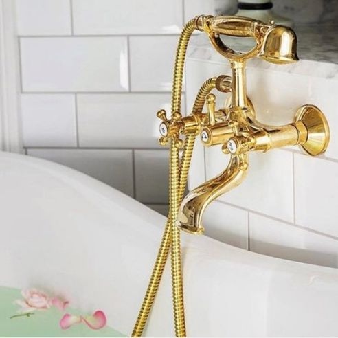 badkarsblandare lady gold duschbyggarna klassisk