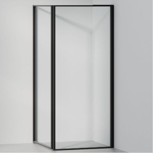 inr duschhörna edge 13 svart frame