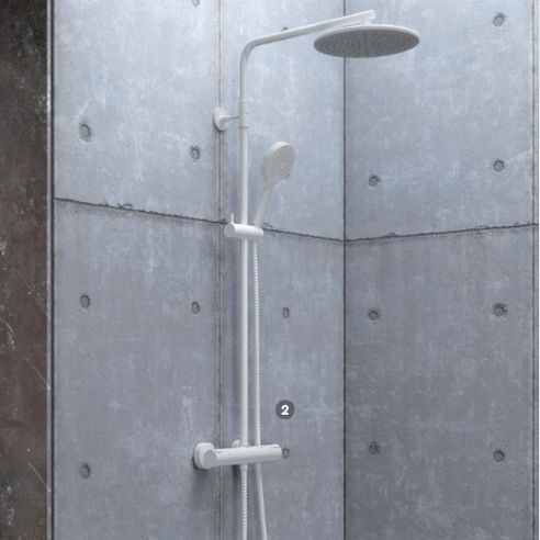 takduschset Silhouet damixa vit
