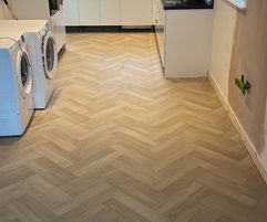 Herringbone Vinyl Flooring