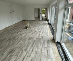 Extension Floor Tiling