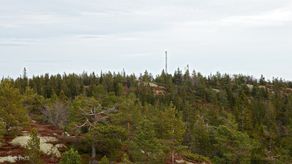 Skibergfjellet, sett fra Vestfjellet.