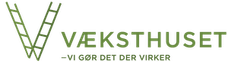 Logo Væksthuset med sloganet Vi gør det der virker