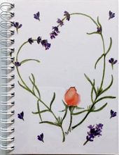 anteckningsbok lavendel