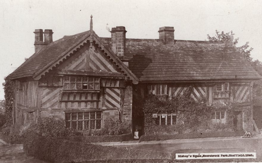 SG48  Bishops House Meersbrook Park Sheffield  Sneath pub. postcard