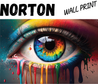 Norton Wall Print