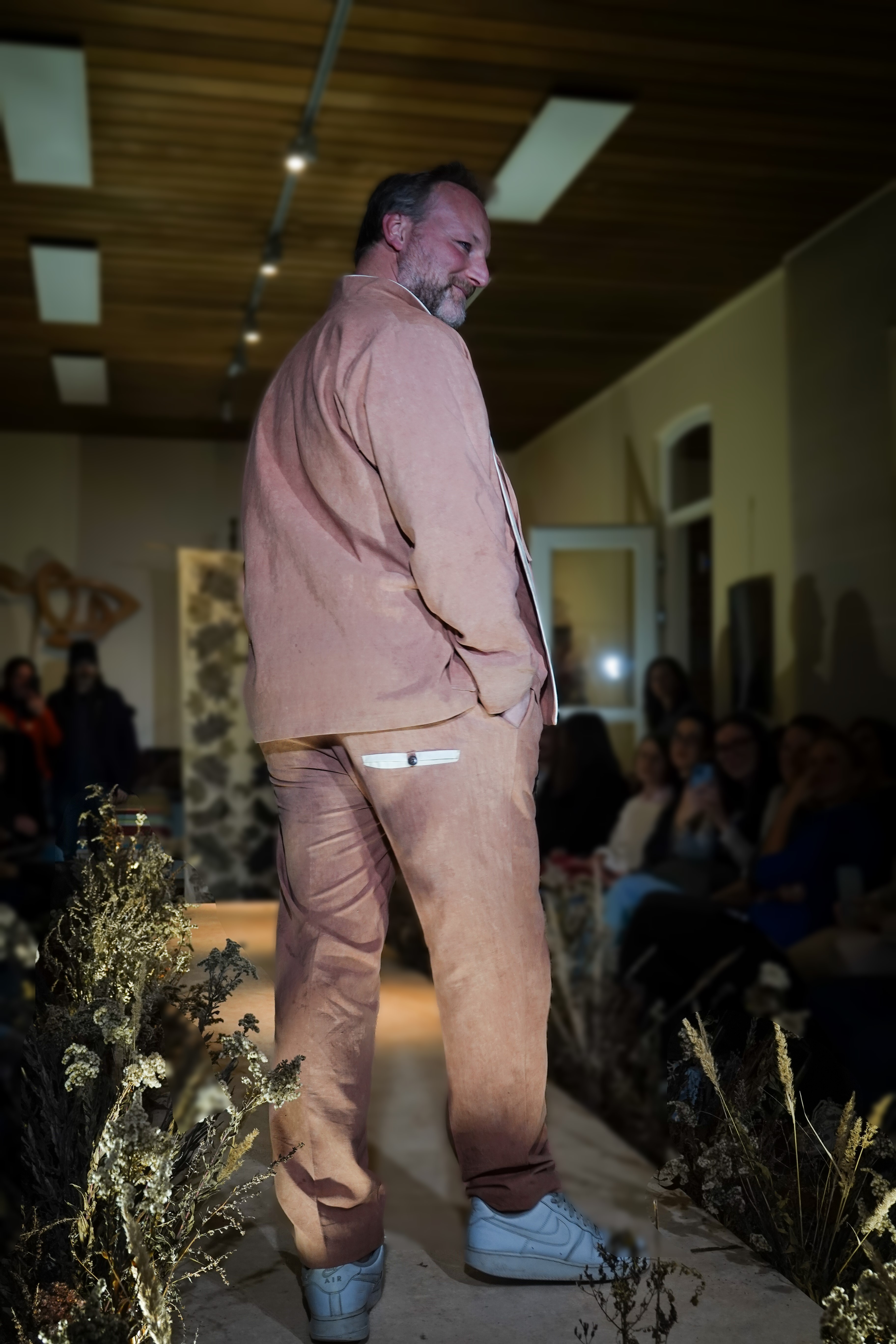 Ensemble Veston & pantalon Garance & chemise MUA lin belge