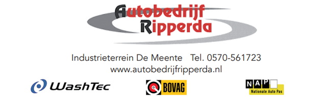 Autobedrijf Ripperda - hoofdsponsor