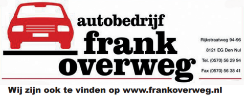 Frank Overweg - hoofdsponsor