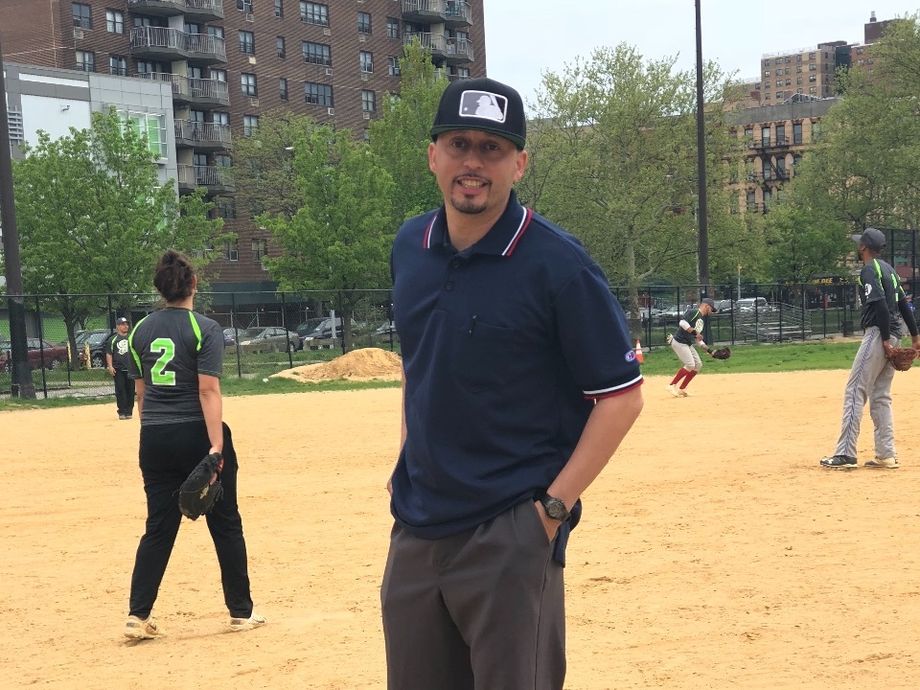 EMS SOFTBALL LEAGUE UMPIRE RICK GUZMAN