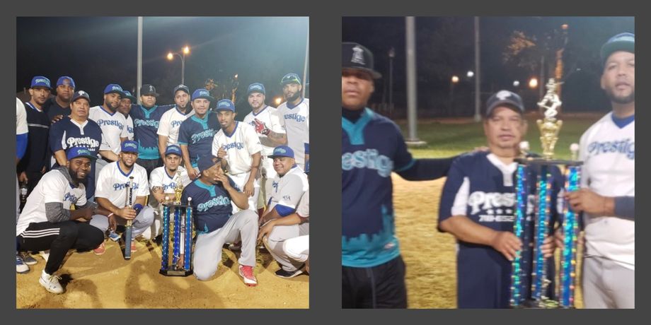 2019 NYC EMS SOFTBALL 
WEEKDAY  MODIFIED  LEAGUE CHAMPIONS
“ PRESTIGE   “