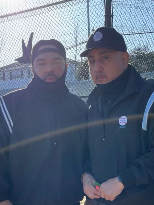 2021 SUNDAY SPRING LEAGUE uMPIRE PHOTOS
UMPIRE MARIO FREYTA AND GUELIO