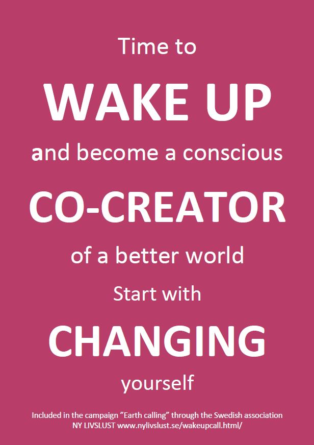 Time to wakeup