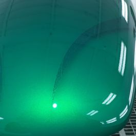 Bobber green marbleized line 2