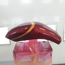 Yamaha Stryker 1300 gold stripes red marble candy 24