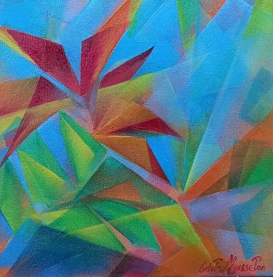  Carton toilé ;  Format 20 x 20 ; 100€