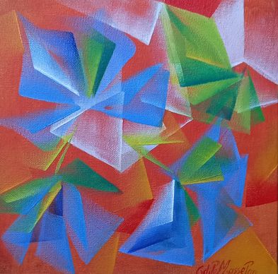 Carton toilé ; Format 20 x 20 ; 100 €