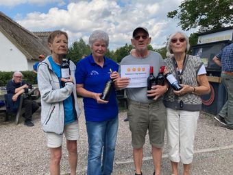 Vinderne blev: Poul Erik M., Linda, Hanne M. J. Og Hanne T. 