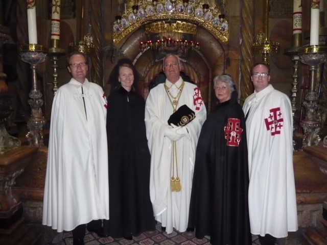 Gruppebilde med generalguvernørn, greve Borromeo 