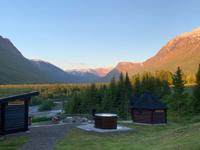 Utsikt mot fjellene 