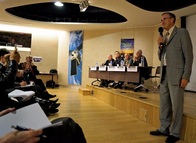 Xavier Passot during the CAIPAN-Workshop in Paris 8. -9. juli 2014.
Photo by Thomas Tulien
