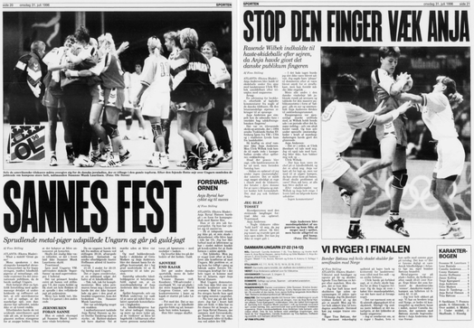 Olympic Games 1996, Atlanta USA, Anja Andersen Danish Handball. © Photo: Ole Steen/Scanpix